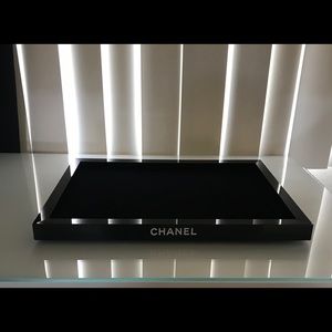 Chanel Black cosmetic tray